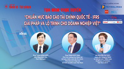 Ngày 24/7/2025 sẽ diễn ra Tọa đàm trực tuyến “Chuẩn mực báo cáo tài chính quốc tế - Giải pháp và lộ trình cho doanh nghiệp Việt”