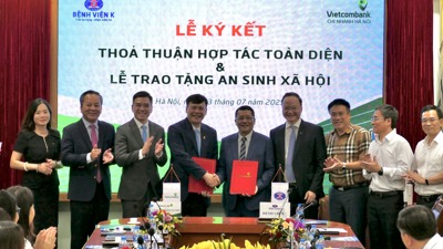 Vietcombank đồng bongdaso com tv cùng Bệnh viện K hiện đại hóa bệnh án điện tử