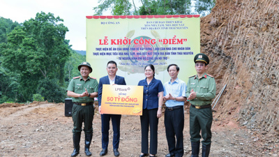 LPBank góp 50 tỷ đồng cùng Bộ Công an xóa nhà tạm, nhà dột nát tại Thái Nguyên