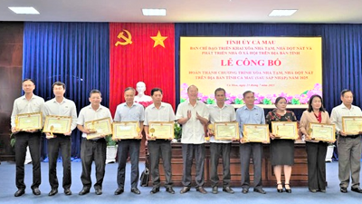 Tỉnh Cà Mau hoàn thành chương trình xóa nhà tạm, nhà dột nát