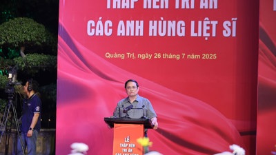 Thủ tướng Phạm Minh Chính: Các Anh hùng liệt sĩ đã làm rạng rỡ non sông, đất nước ta
