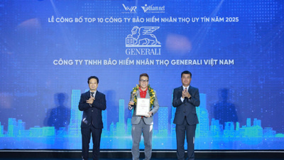  Generali Việt Nam lọt Top 10 Công ty Bảo hiểm uy tín năm 2025