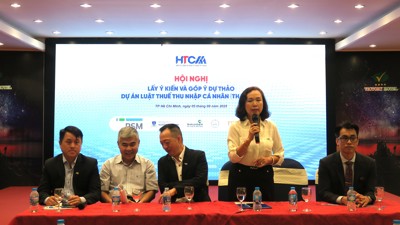 HTCAA: Tổ chức bongdaso com tv nghị lấy ý kiến góp ý dự thảo dự án Luật Thuế thu nhập cá nhân (thay thế) 