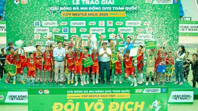 U11 Hưng Yên lần đầu vô địch Giải Bóng đá Nhi đồng Toàn quốc – Cúp Nestlé MILO 2025