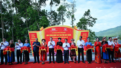 Chủ tịch Quốc hội Trần Thanh Mẫn dự Lễ khánh thành Nhà tưởng niệm Chủ tịch Tôn Đức Thắng