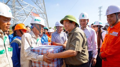 Tập đoàn PC1 vinh dự đón tiếp Thủ tướng Phạm Minh Chính tới kiểm tra Dự án Đz 500kV Lào Cai – Vĩnh Yên