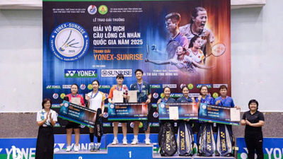 Đội tuyển Cầu lông Ciputra Hanoi giành ngôi Á quân tại Giải vô địch Cầu lông cá nhân quốc gia năm 2025