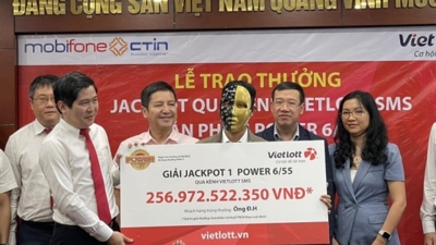Vietlott trao giải Jackpot lớn thứ nhì lịch sử xổ số tại Việt Nam cho người ở tỉnh Gia Lai