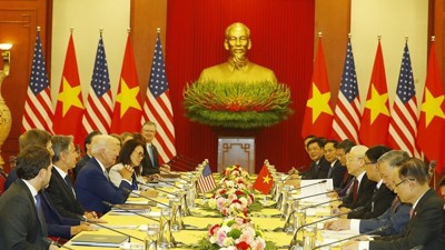 Tổng Bí thư Nguyễn Phú Trọng hội đàm với Tổng thống Hoa Kỳ Joe Biden