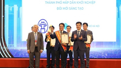 Hà Nội được vinh danh là Thành phố hấp dẫn khởi nghiệp, đổi mới sáng tạo