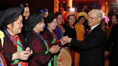 Tổng Bí thư Nguyễn Phú Trọng với tâm huyết để văn hóa là hồn cốt của dân tộc