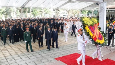 Từ 13 giờ chiều nay (26/7), cử hành Lễ truy điệu và Lễ an táng đồng chí Tổng Bí thư Nguyễn Phú Trọng