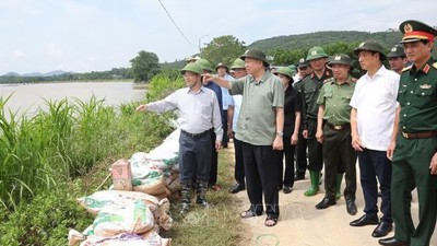 Tổng Bí thư, Chủ tịch nước Tô Lâm kiểm tra công tác phòng, chống lụt bão tại Tuyên Quang