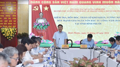 Phó Thủ tướng Lê Thành Long kiểm tra, đôn đốc giải ngân đầu tư công tại Bình Phước