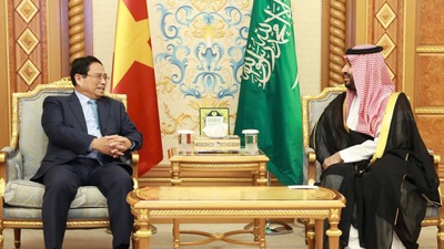 Thủ tướng Phạm Minh Chính hội đàm với Hoàng Thái tử, Thủ tướng Saudi Arabia