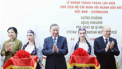 Tổng Bí thư Tô Lâm dự lễ khánh thành Phòng Lưu niệm Chủ tịch Hồ Chí Minh với ngành dầu khí Việt Nam-Azerbaijan