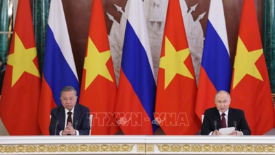 Tuyên bố chung về những định hướng lớn của quan hệ Đối tác Chiến lược toàn diện Việt bongdaso tintuc - Liên bang Nga trong giai đoạn hợp tác mới