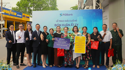PGBank trao giải đặc biệt chương trình ưu đãi tiền gửi Xuân Ất Tỵ