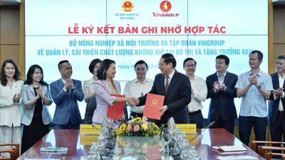 Vingroup và Bộ Nông nghiệp và Môi trường "bắt tay" cải thiện chất lượng không khí
