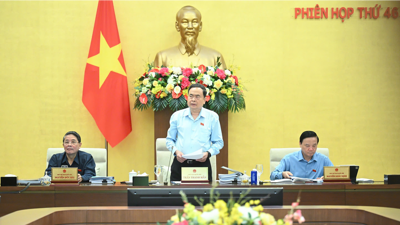 Phiên họp thứ 46, Thường vụ Quốc hội xem xét, quyết định 38 nội dung