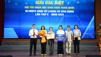 Sinh viên cả nước bùng nổ tranh tài tại Olympic Kinh tế lượng và Ứng dụng 2025