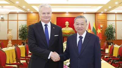 Tổng Bí thư Tô Lâm: Thúc đẩy quan hệ Việt Nam - Litva phát triển thực chất, hiệu quả hơn nữa