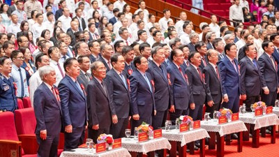 Tổng Bí thư Tô Lâm dự và phát biểu tại Lễ kỷ niệm 100 năm ngày Báo chí Cách mạng Việt Nam