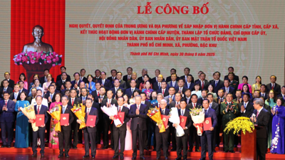 CẬP NHẬT: Công bố nghị quyết, quyết định sáp nhập đơn vị hành chính, chỉ định nhân sự trên cả nước