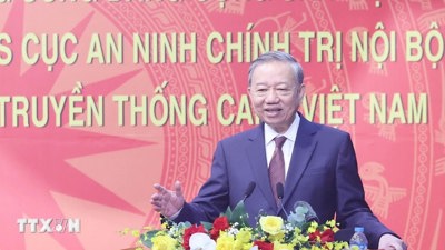 Tổng Bí thư Tô Lâm: Đổi mới mạnh mẽ tư duy, cách thức triển khai bảo vệ an ninh chính trị nội bộ