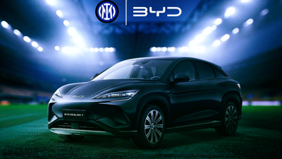 BYD trở thành đối tác ô tô toàn cầu của câu lạc bộ bóng đá Inter Milan