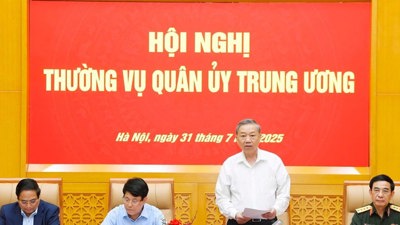 Tổng Bí thư Tô Lâm chủ trì Hội nghị Thường vụ Quân ủy Trung ương
