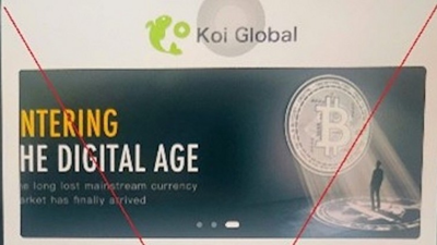 Cảnh giác với thủ đoạn lừa đảo đầu tư tiền ảo qua ứng dụng Koi Global
