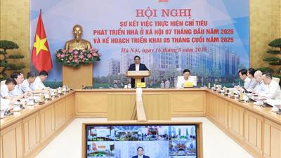 Thủ tướng chủ trì Hội nghị trực tuyến toàn quốc về phát triển nhà ở xã hội