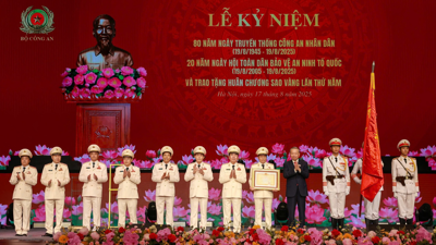 Lãnh đạo Đảng, Nhà nước dự lễ kỷ niệm 80 năm Ngày truyền thống Công an nhân dân và đón nhận Huân chương Sao Vàng lần thứ 5