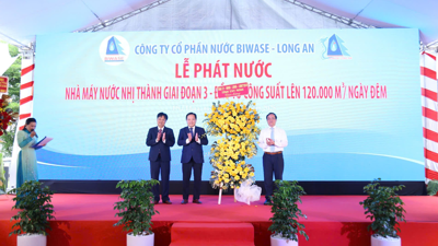 Tây Ninh đưa vào vận hành nhà máy nước 120.000m3/ngày đêm