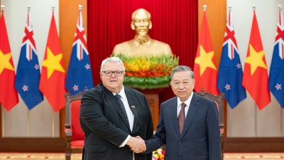 Tổng Bí thư Tô Lâm: Tiềm năng hợp tác giữa Việt Nam và New Zealand còn rất lớn