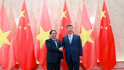 Thủ tướng Phạm Minh Chính hội kiến Tổng Bí thư, Chủ tịch Trung Quốc Tập Cận Bình