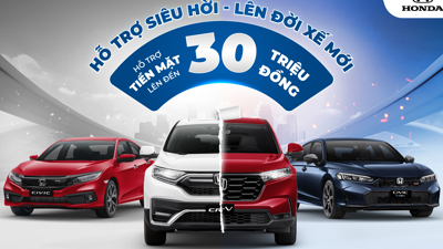 Honda Việt Nam: Đổi xe tặng tiền - Mua xe tặng quà