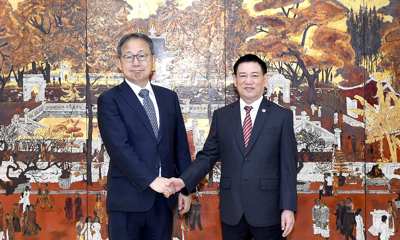 Bộ trưởng Hồ Đức Phớc tiếp Đại sứ Nhật Bản tại Việt Nam