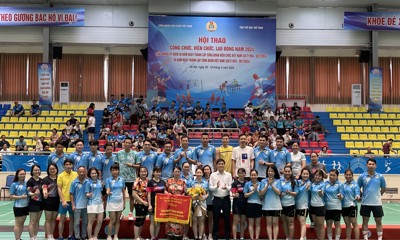 Công đoàn Bộ Tài chính đoạt Giải Nhất toàn Đoàn Hội thao Công đoàn Viên chức Việt Nam