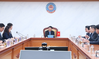 Bộ trưởng Bộ Tài chính làm việc với Tổng Giám đốc Aeon Mall Việt Nam