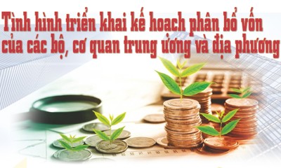 INFOGRAPHIC: Triển khai kế hoạch phân bổ vốn của các bộ, cơ quan trung ương và địa phương