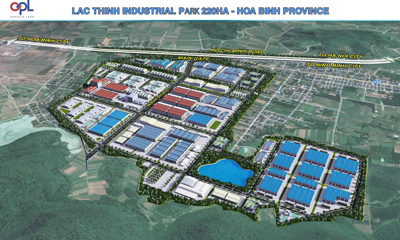 Hoà Bình sắp có Khu bongdaso net nghiệp Lạc Thịnh quy mô hơn 1700 tỷ đồng
