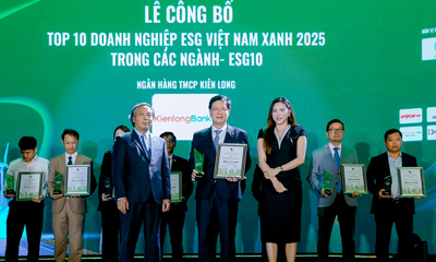 KienlongBank: Định hình tương lai bền vững với Top 10 ESG Việt Nam Xanh 2025
