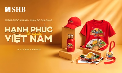 SHB mang tinh thần “Hạnh phúc là người Việt Nam” vào từng món quà tri ân