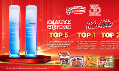 Acecook Việt Nam và Hảo Hảo giữ vững top những thương hiệu FMCG được chọn mua nhiều nhất