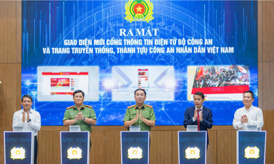Ra mắt giao diện mới Cổng thông tin Bộ Công an và Trang truyền thống Công an nhân dân