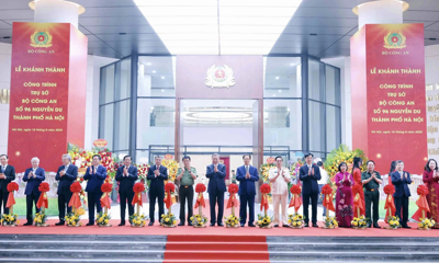 Tổng Bí thư Tô Lâm dự Lễ Khánh thành công trình trụ sở Bộ Công an