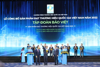 Sản phẩm của Tổng công ty Bảo Việt Nhân thọ đạt danh hiệu Thương hiệu quốc gia năm 2022