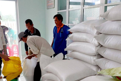 Xuất cấp hơn 6.884 tấn gạo hỗ trợ Nhân dân 7 tỉnh dịp Tết Nguyên đán Quý Mão